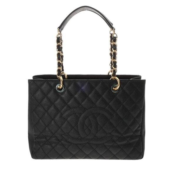 CHANEL Matrasse GST Grand Shopping Tote Black/Noir - Picture 1 of 10